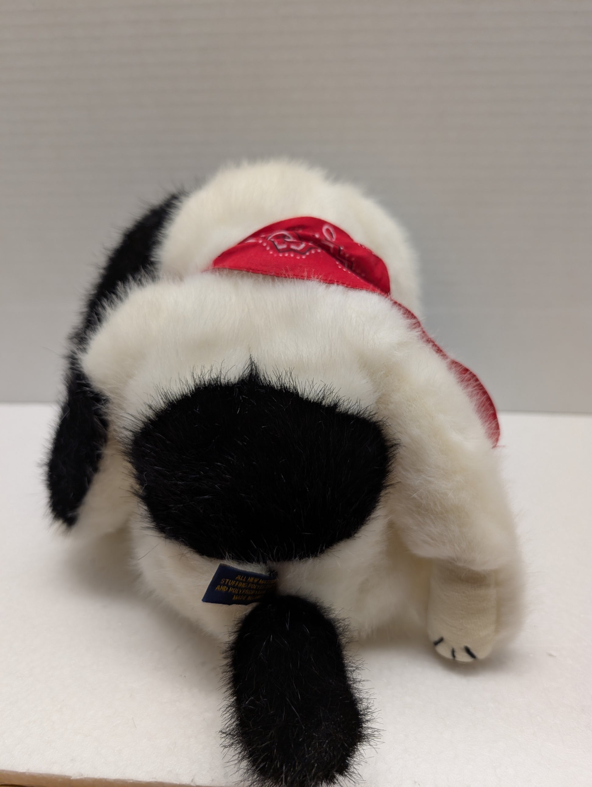 Boyds Dog Duffy P. Hydrant 16" 540301-07 Black & White Scruffy Pup image 12