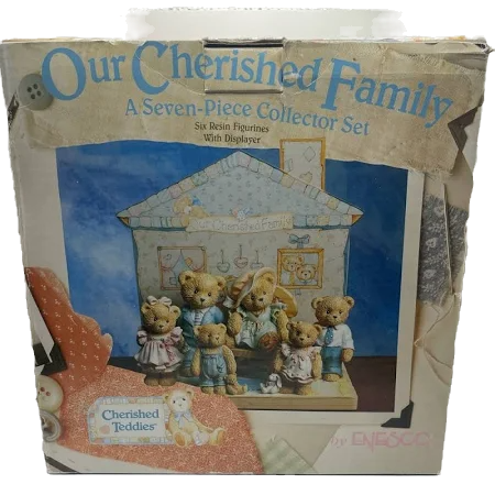 Cherished Teddies Family Set/7 Our Cherished Family Figurines # 651125 image 1