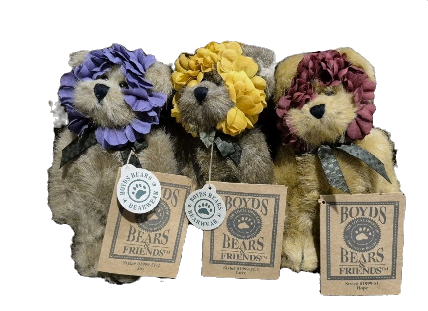 Boyds Bear Plush Plant w. hope, grow w.love, bloom w.joy  1999-51 image 0
