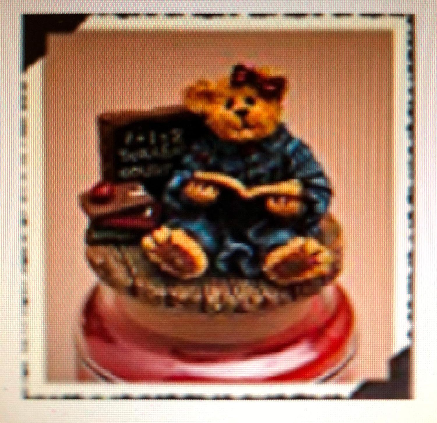 Boyds Candletopper Miss Bearysmart  Teachers Count 651277 image 3