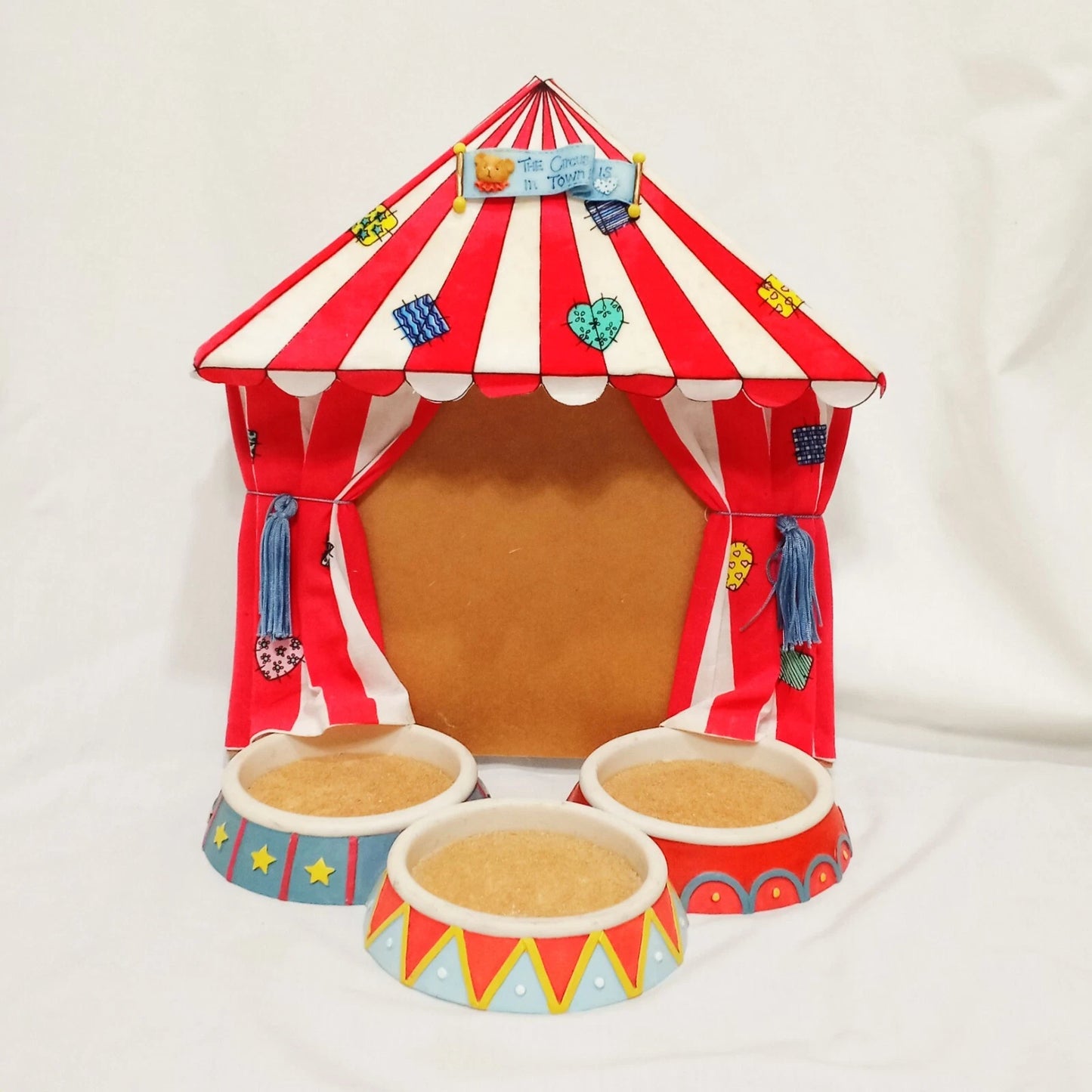 Cherished Teddies Circus Circus Tent With Rings image 0