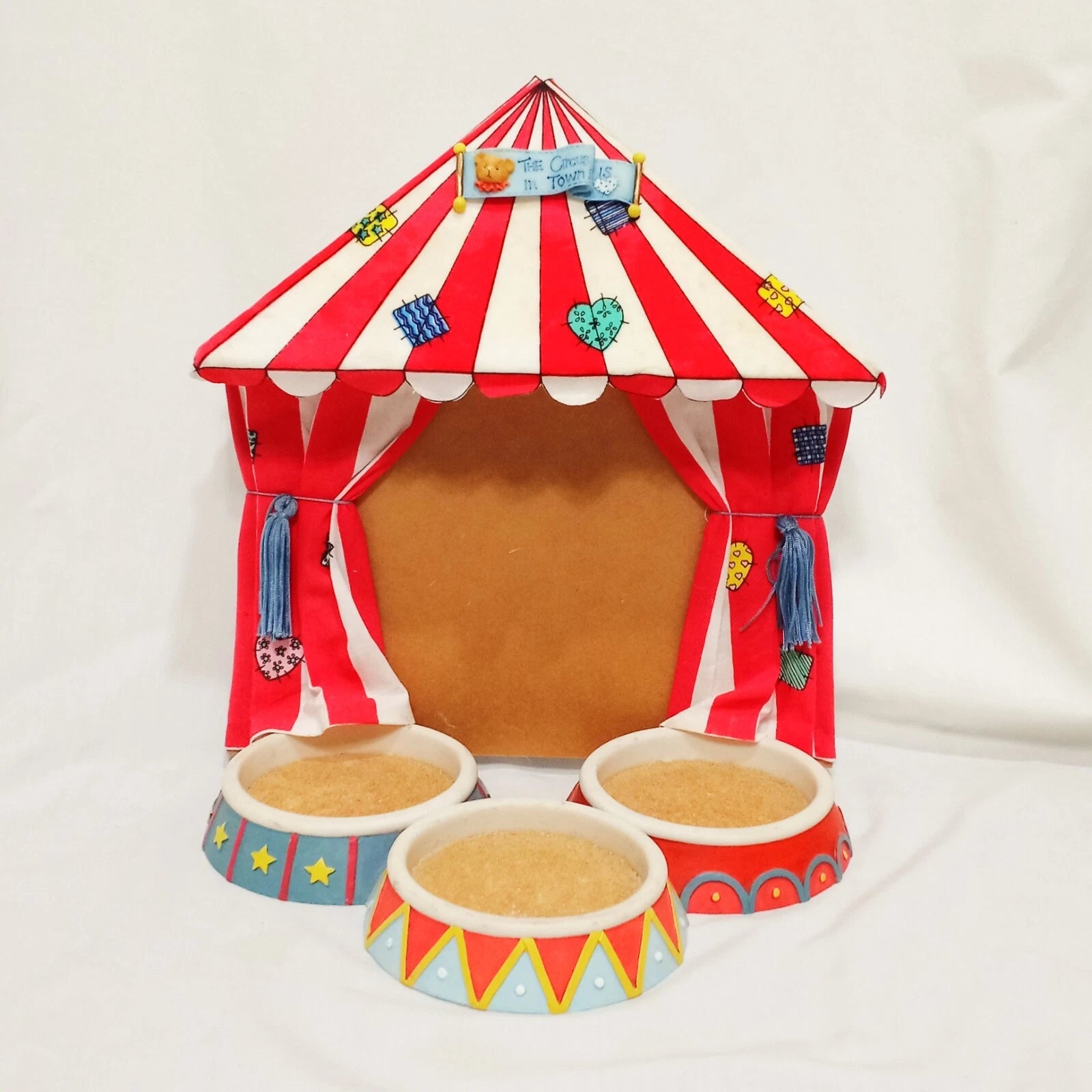 Cherished Teddies Circus Circus Tent With Rings image 0