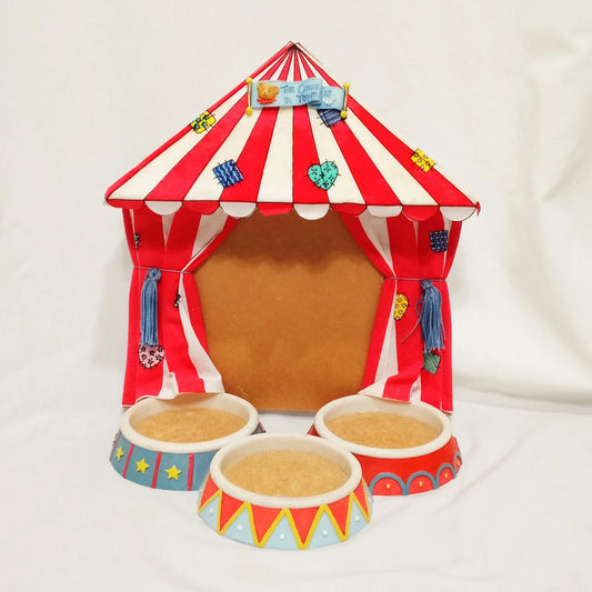 Cherished Teddies Circus Circus Tent With Rings image 0