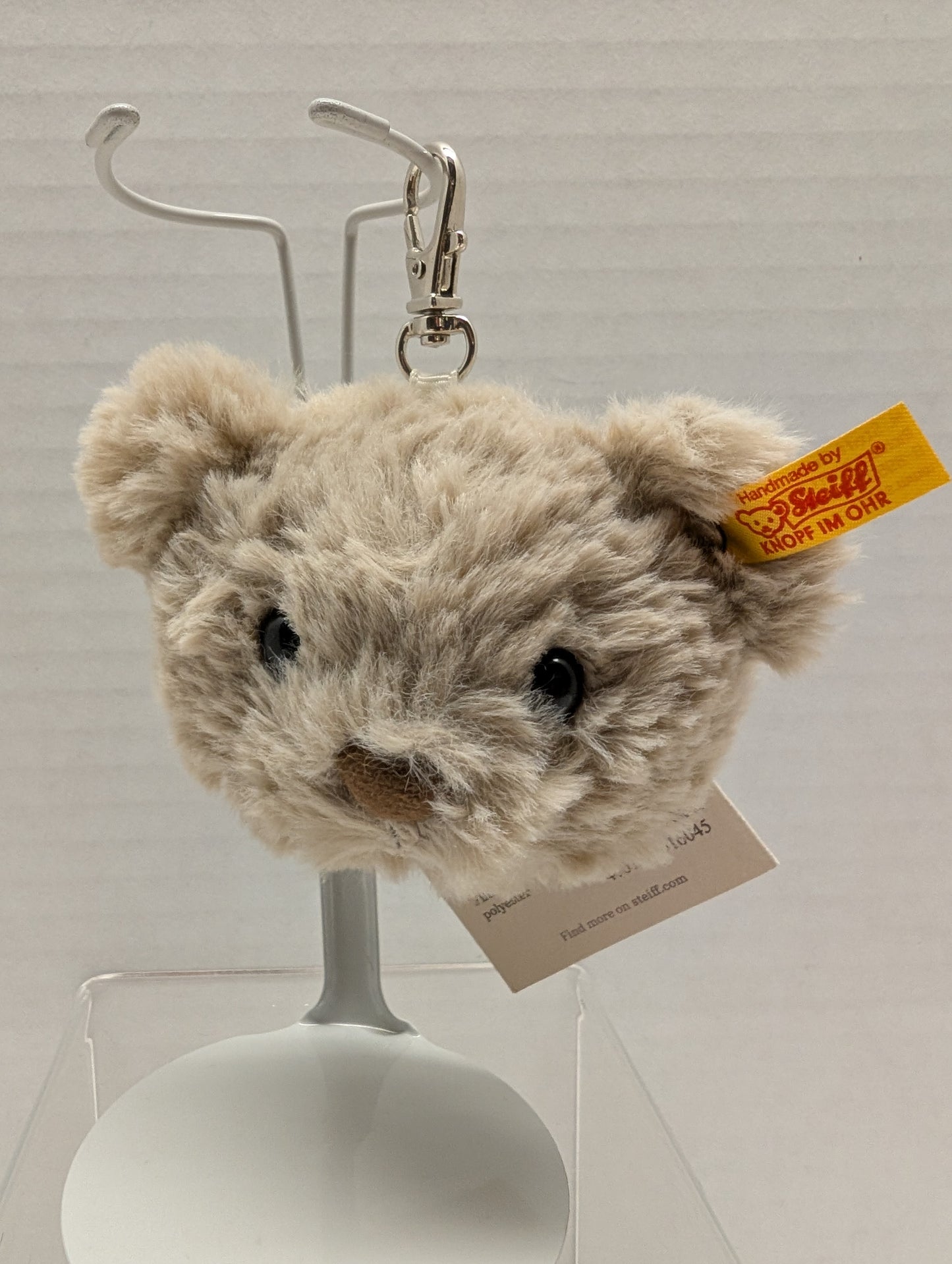Steiff Keychain Plush Bear Beige 7 cm image 3