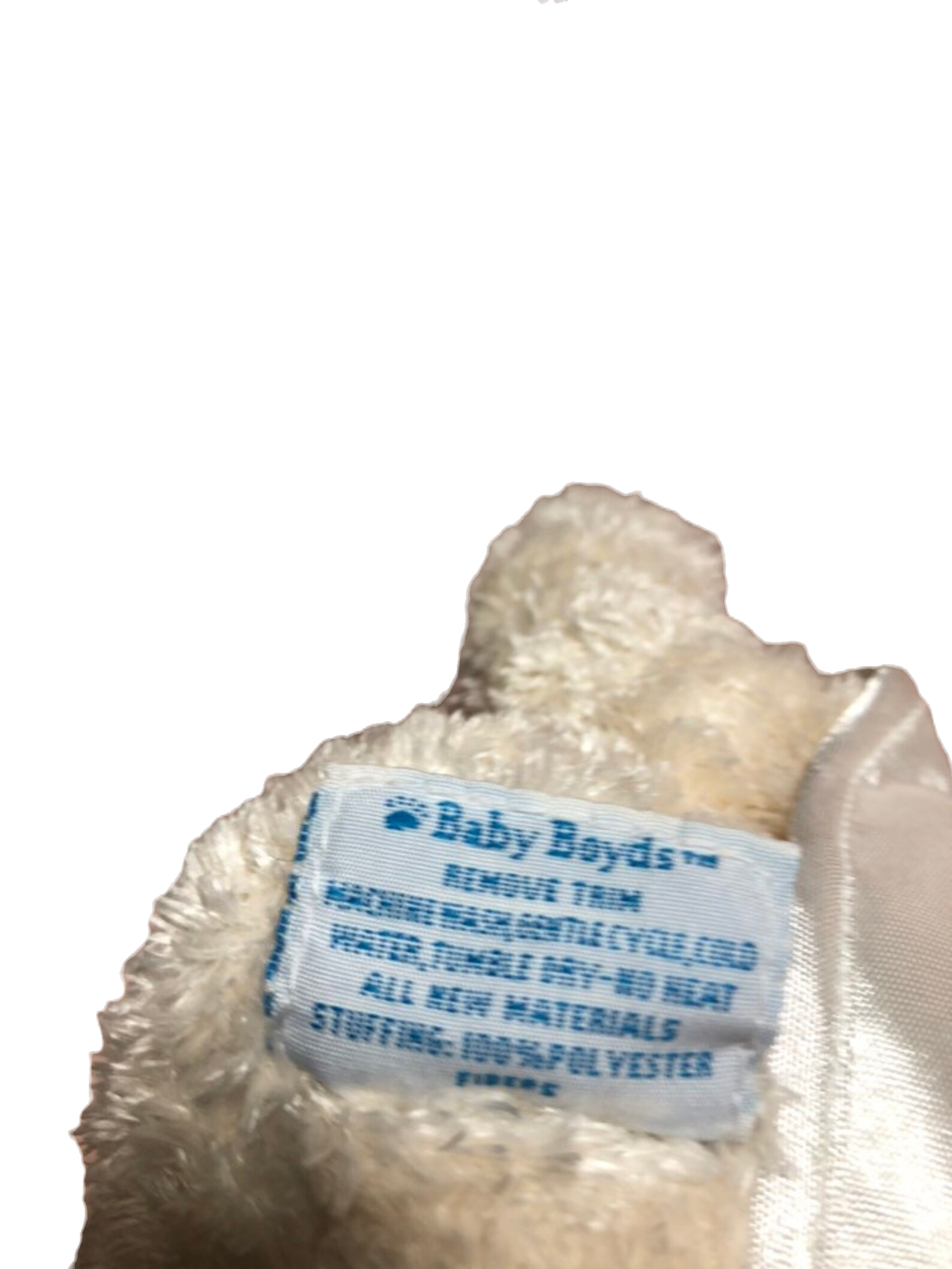 Boyds Bear Plush  Baby Bearjoy w bib God Bless Baby  94814 image 3