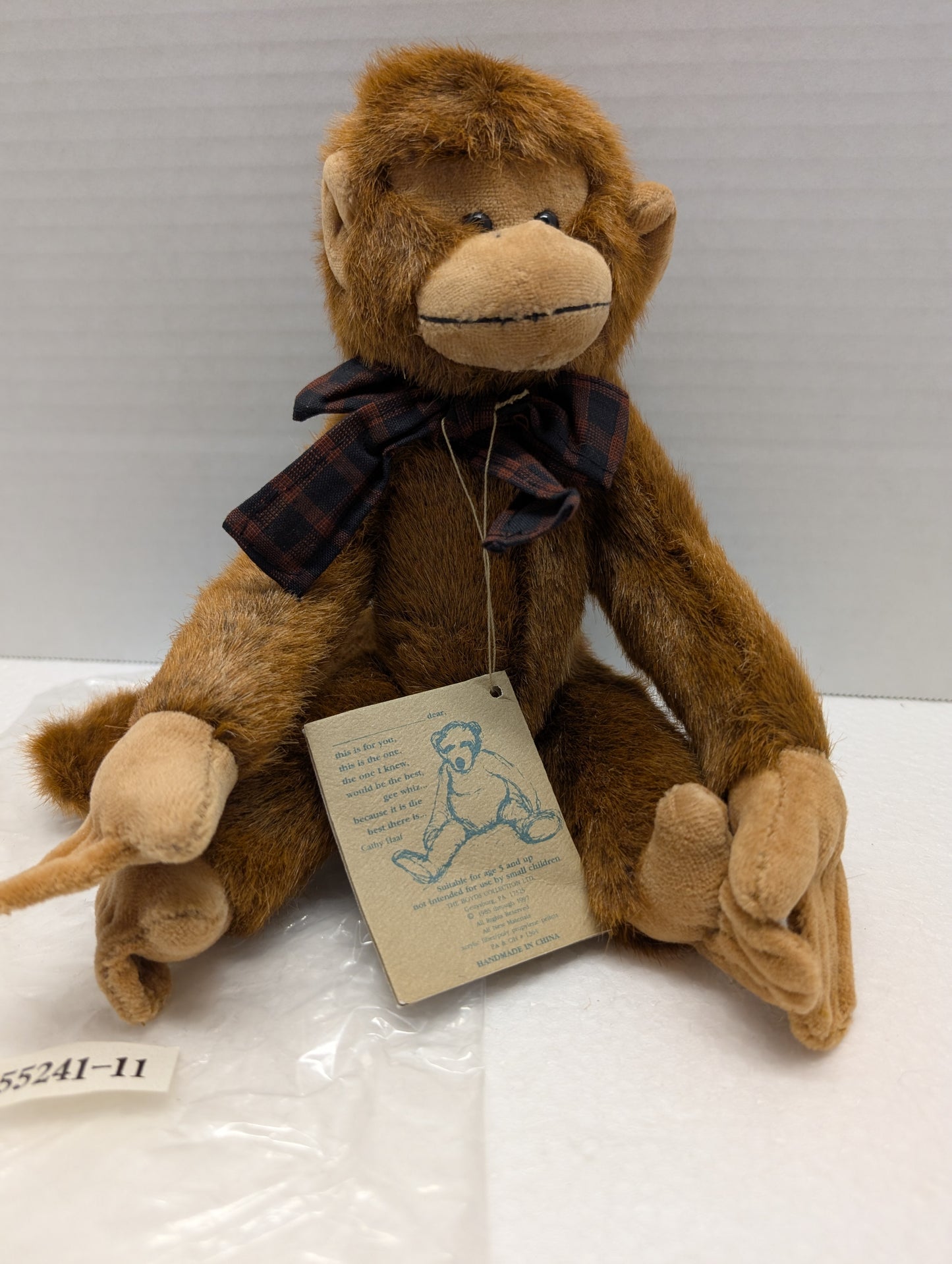 Boyds Plush Monkey Imogene R Tsuris 55241-11 image 0