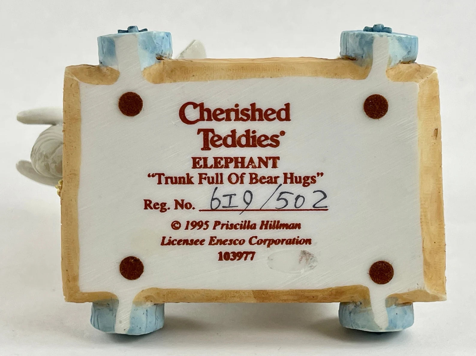 Cherished Teddies Circus Elephant 103977 image 3