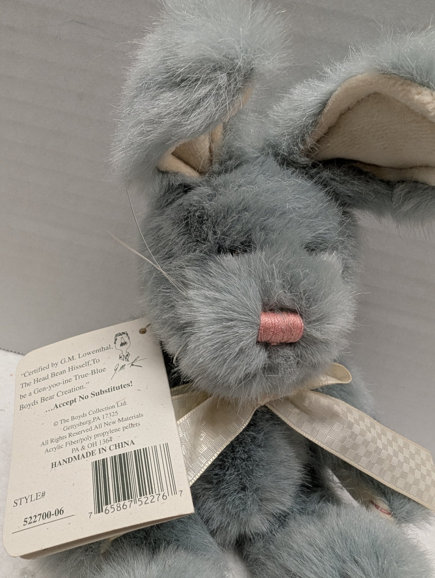 Boyds Plush Hare Nibbie Bunnyhop #522700-06 image 3