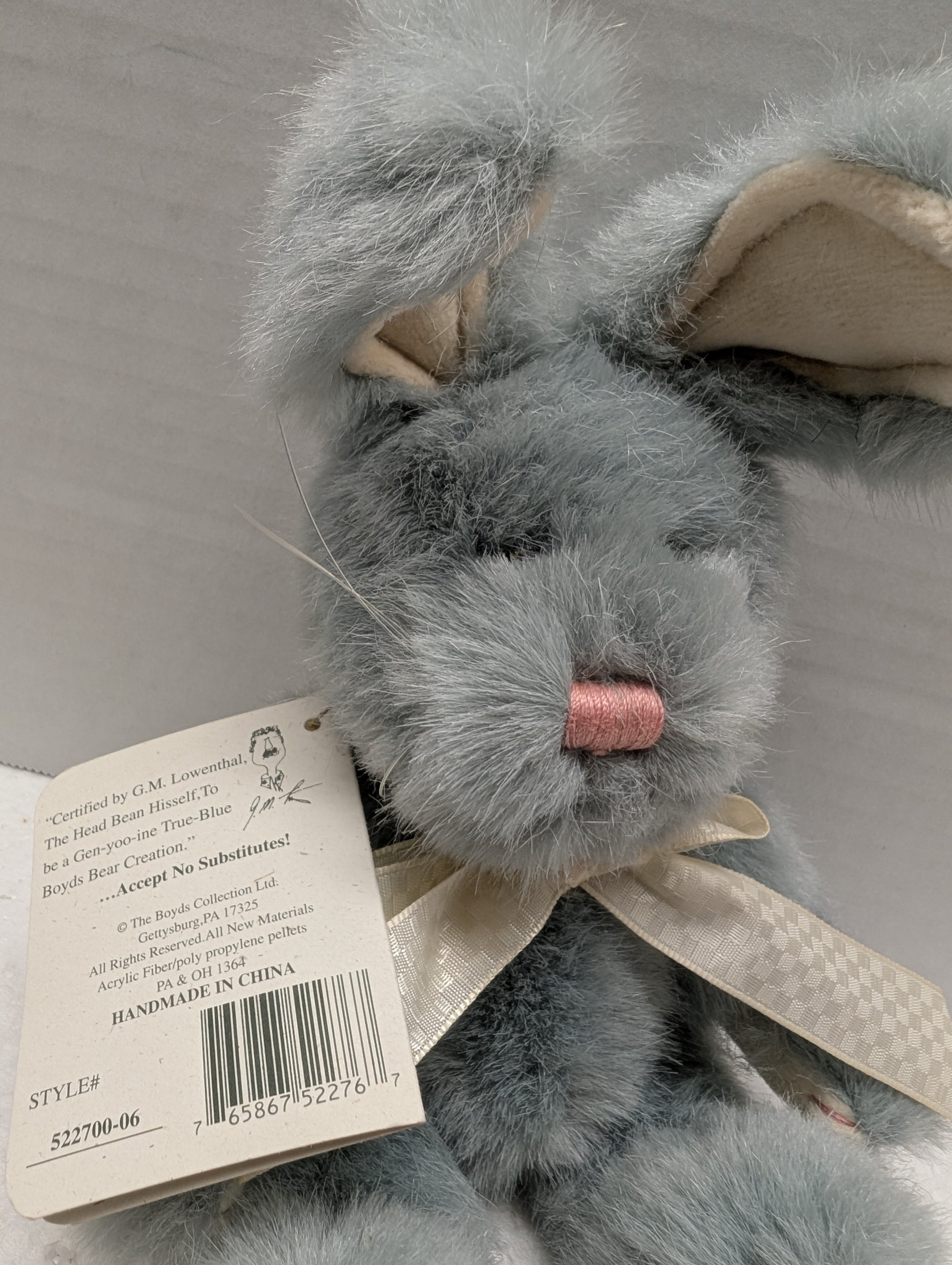 Boyds Plush Hare Nibbie Bunnyhop #522700-06 image 3