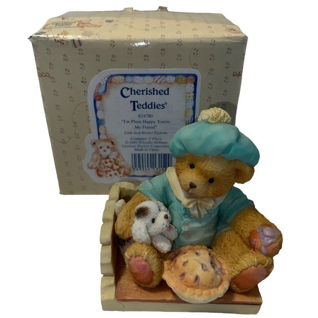 Cherished Teddies  Little Jack Horner figurine image 4