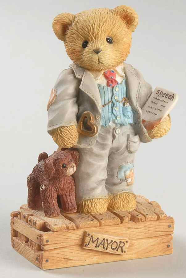 Cherished Teddies Mayor Wilson T. Beary 1995 Charter Member CT951 image 0