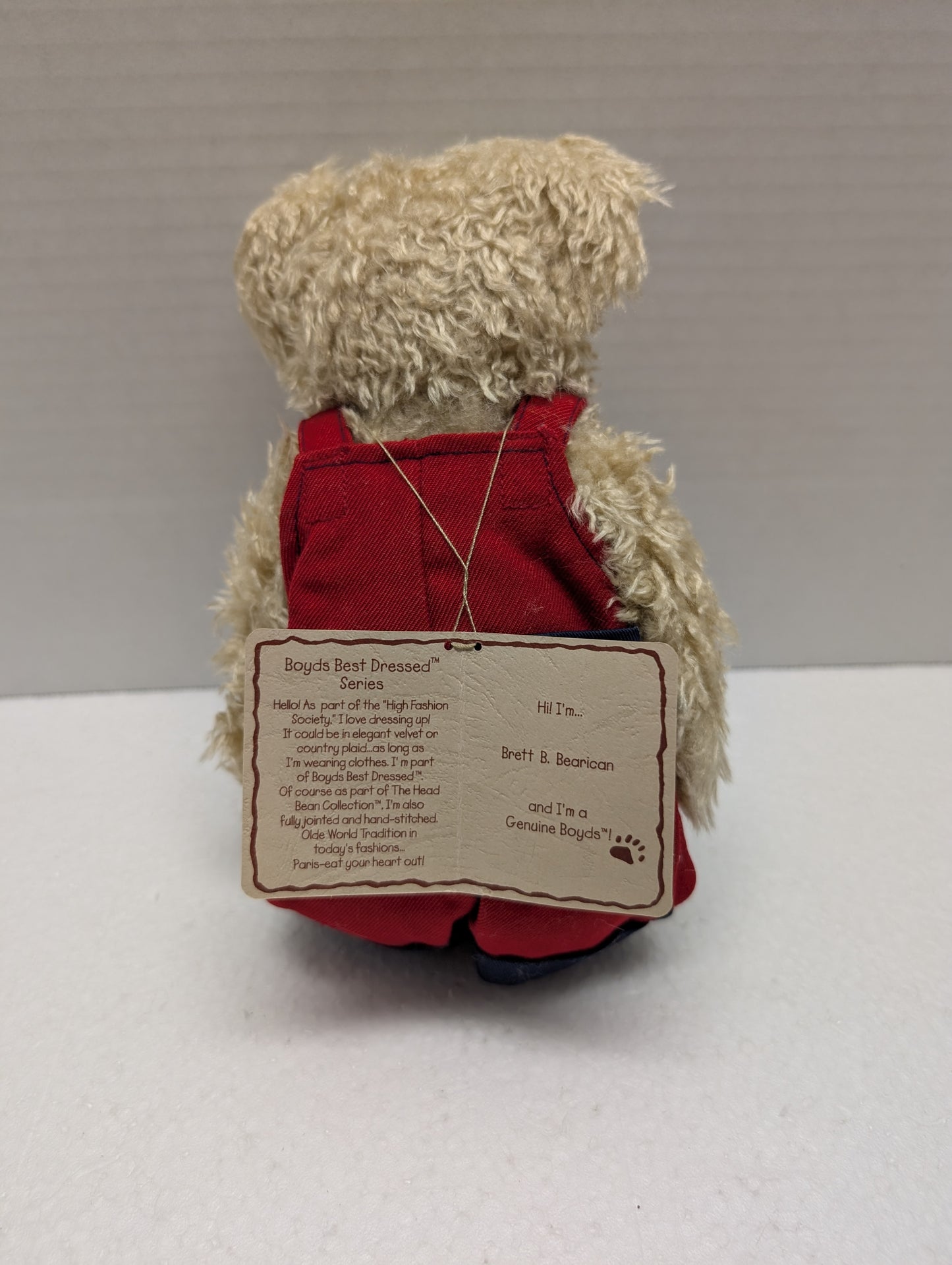 Boyds Bear Plush Brett B Bearican  904253 10" image 3