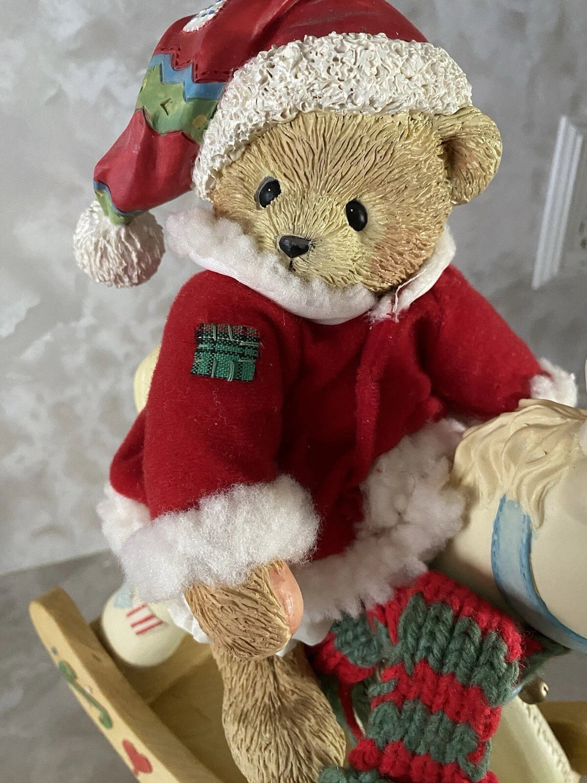 Cherished Teddies Rocking Reindeer and Santa Musical 629618 image 9