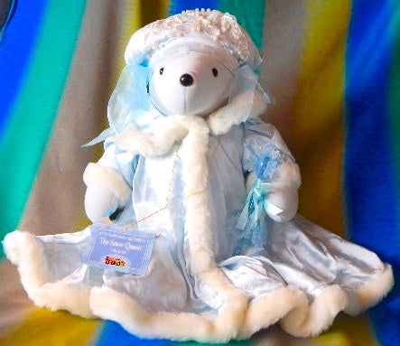 North American Bear VIB 20"  VIB Xmas The Snow Queen 1991  Ltd Ed#3062be image 1