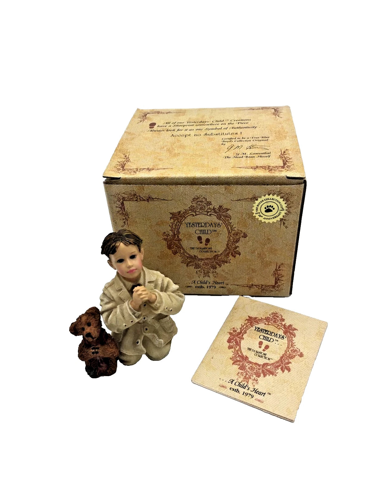 Boyds Dollstone Mark with Luke  The Prayer 3545 Communion image 1