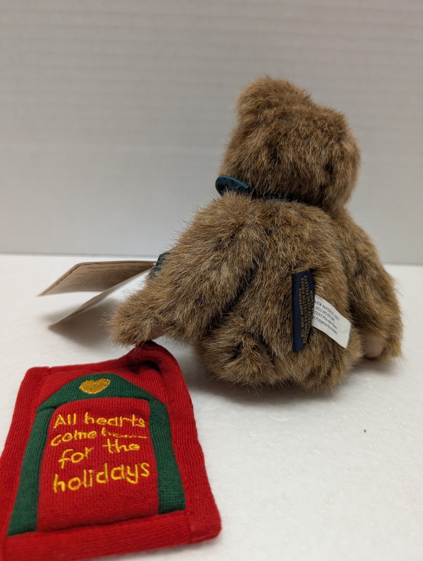Boyds Bear Plush Homer 7.5"  jointed with quilt 904363 image 4