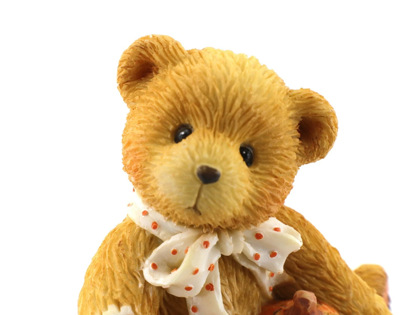 Cherished Teddies OSCAR ? OCTOBER #914843 Jack-o-Lantern Pumpkin image 3