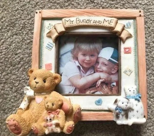 CHERISHED TEDDIES MY BUDDY & ME PHOTO FRAME ENESCO #128082 image 0
