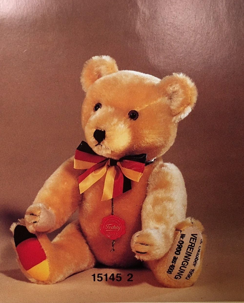 Hermann 1990 Unification Bear 15145-2 image 2