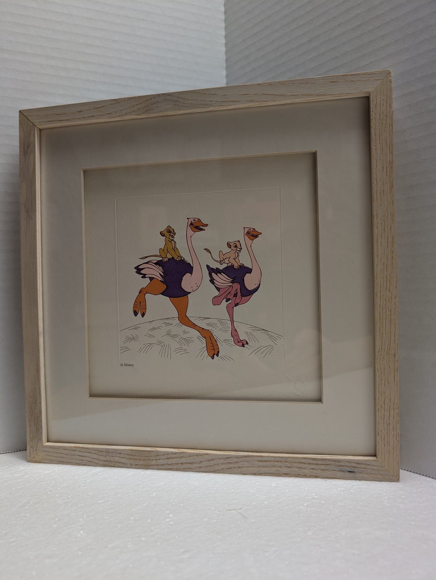 Disney Treasures Serigraph Ostriches 41735  12 x 12 image 0