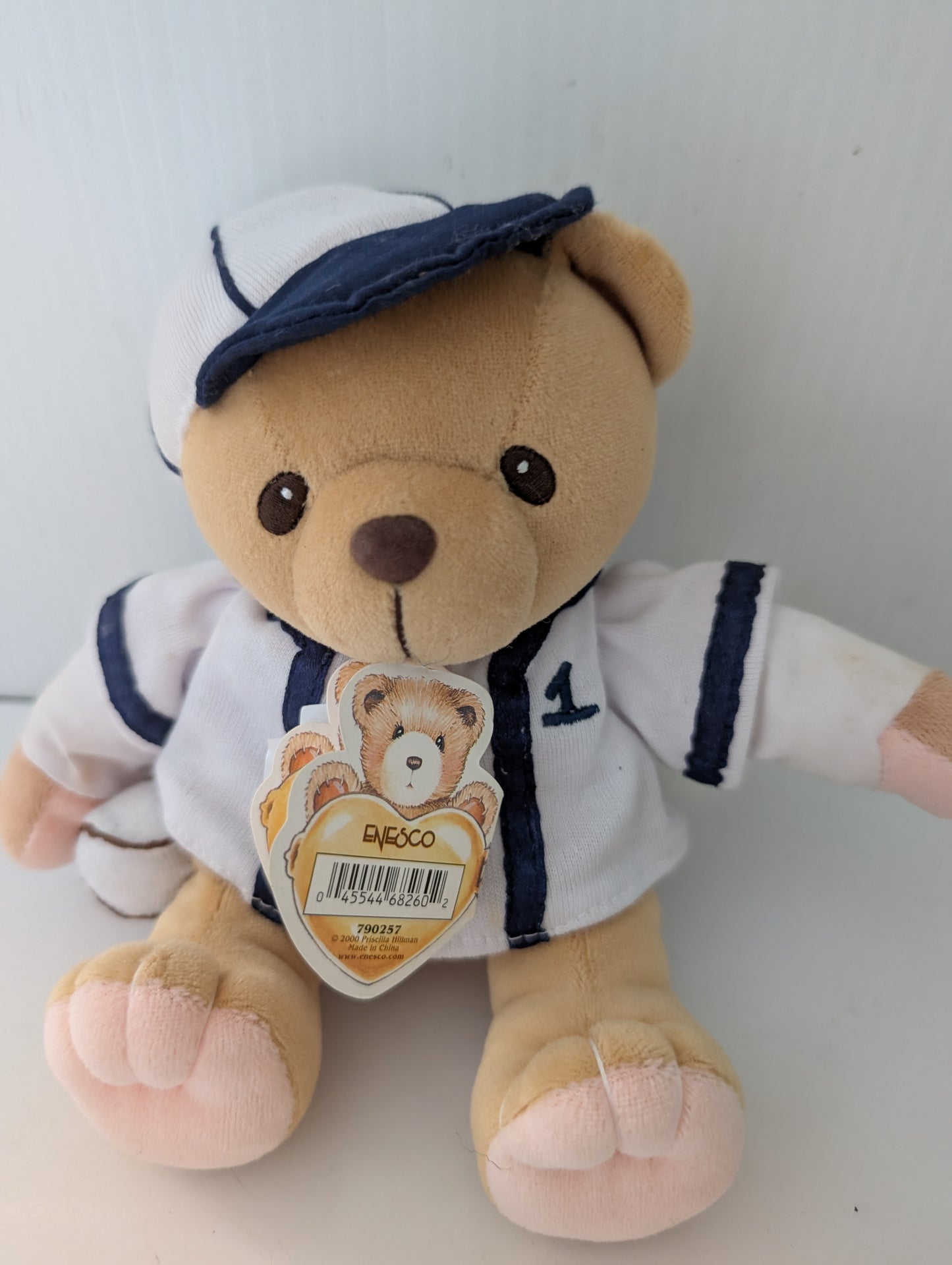 Cherished Teddies Bear Sports Plush Baseball 790257 image 1