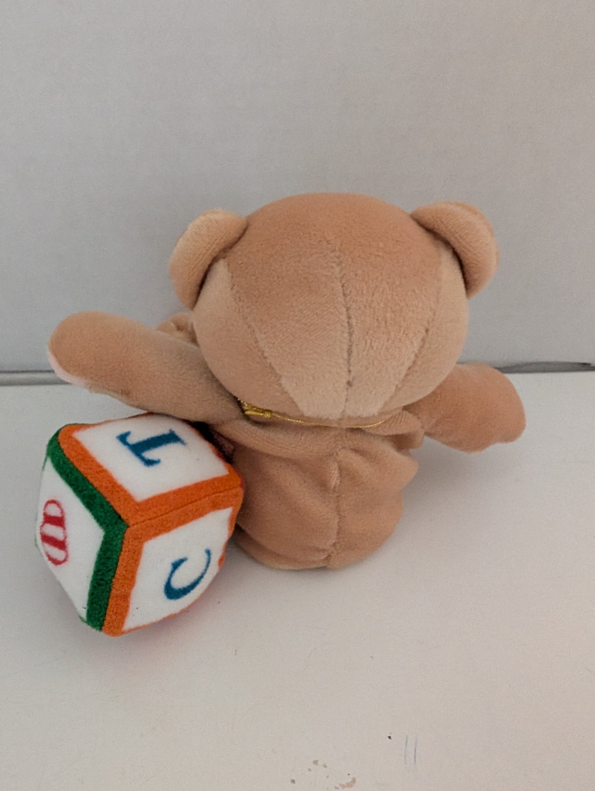 Cherished Teddies Bear Tug a Heart Teddies 790702 Teddy w. Block image 3