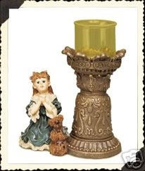 Boyds Votive Doll Stone Theresa & John The Prayer Candle 27900 image 0