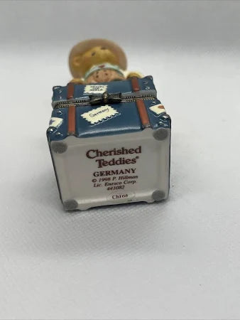 Cherished Teddies Germany Porcelain Hinged Box #441082 image 4