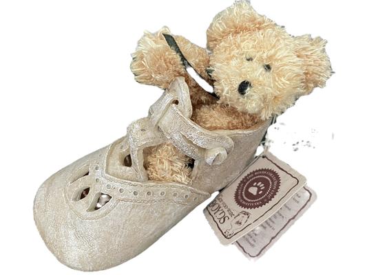 Boyds Bear Foot Friends Krissy  Blessed Christening 3.5" Boxed 641006 image 0