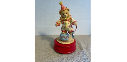 Cherished Teddies #111430 Bear Clown Musical Figure image 0