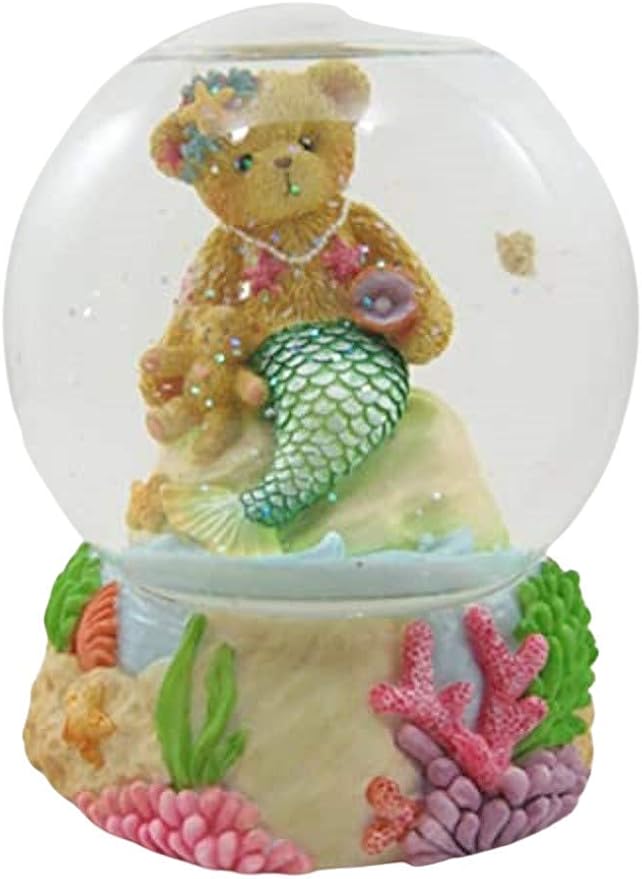 Cherished Teddies Hidden Treasures from the Sea Mermaid Waterglobe 865079 image 1
