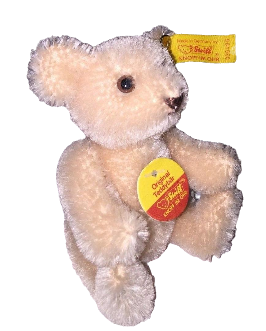 Steiff Miniature Rose Bear Teddy Original 030406  10cm image 1