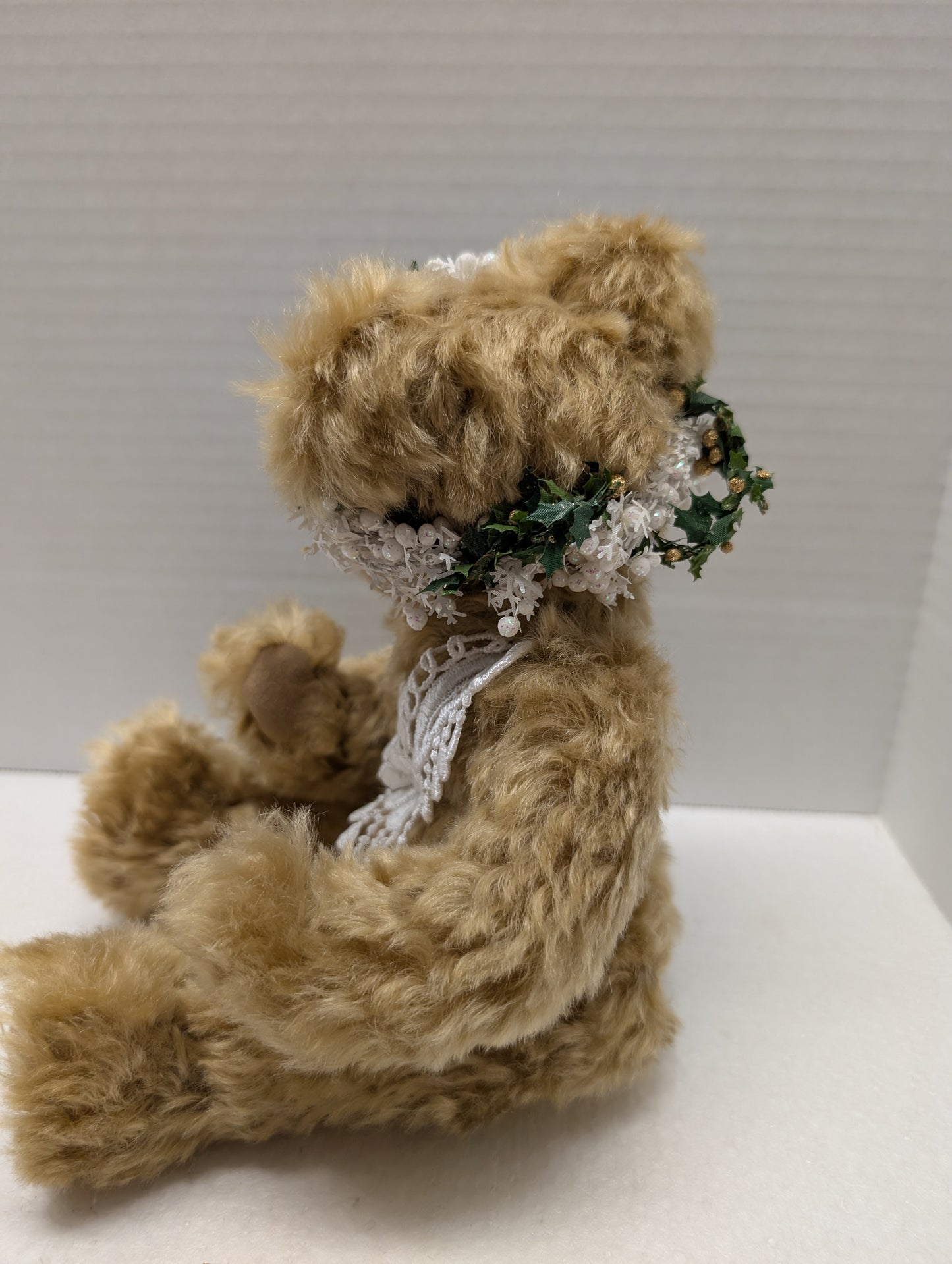 Jessica with Wreath w. Holly By Linda Nelson image 2
