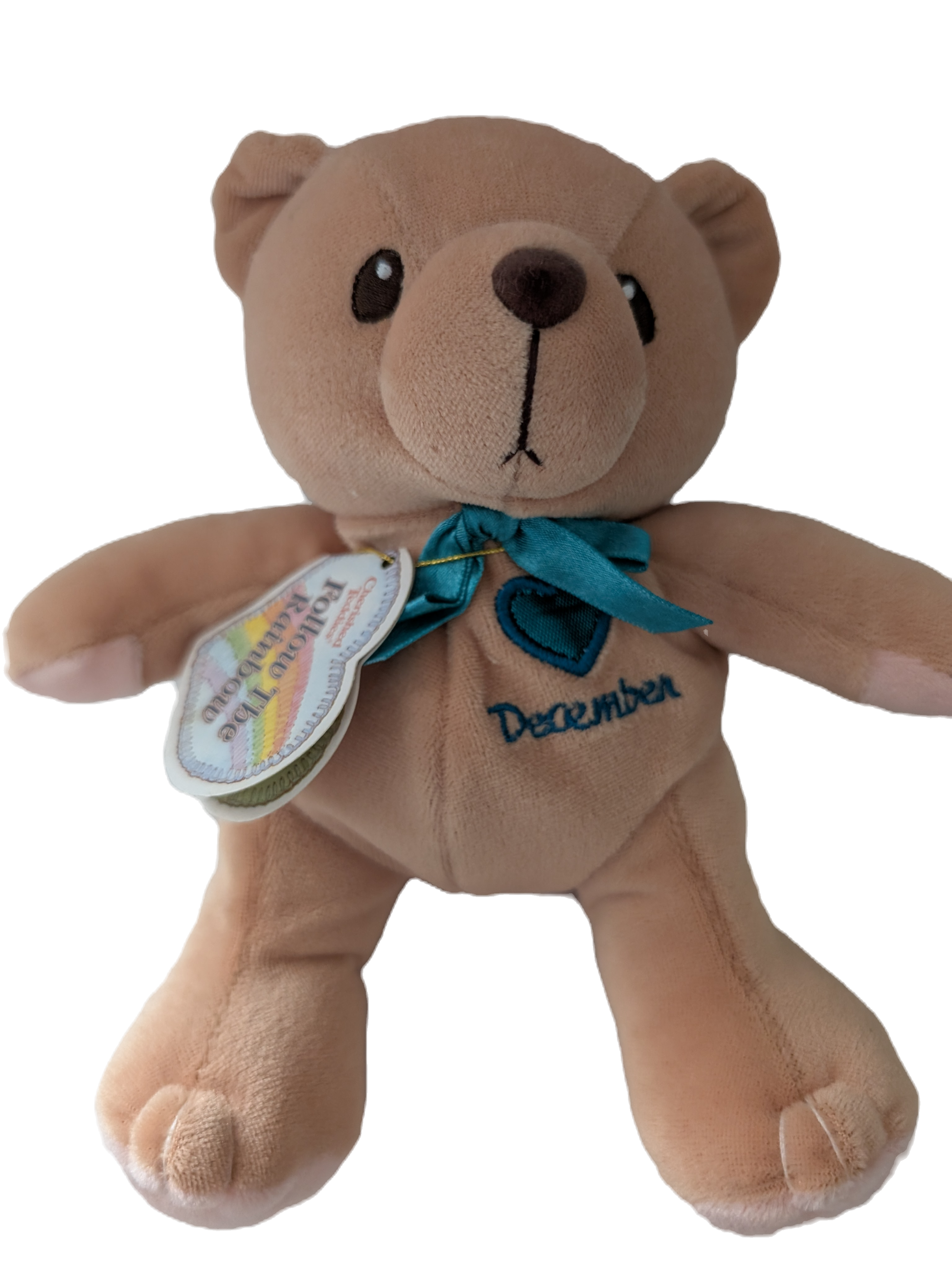 Cherished Teddies Bear of the Month December 556793 Turquoise image 0
