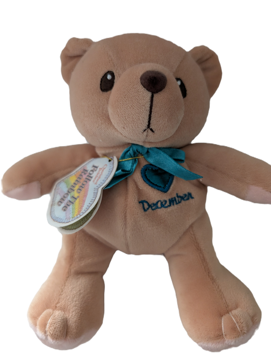 Cherished Teddies Bear of the Month December 556793 Turquoise image 0