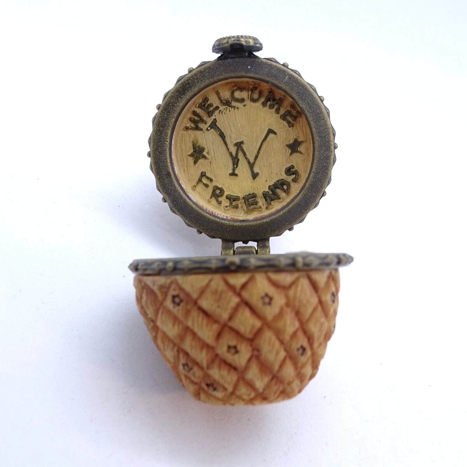 Boyds Treasure Box Virginia's Friends Welcome Pineapple w.Homer McNibble image 4