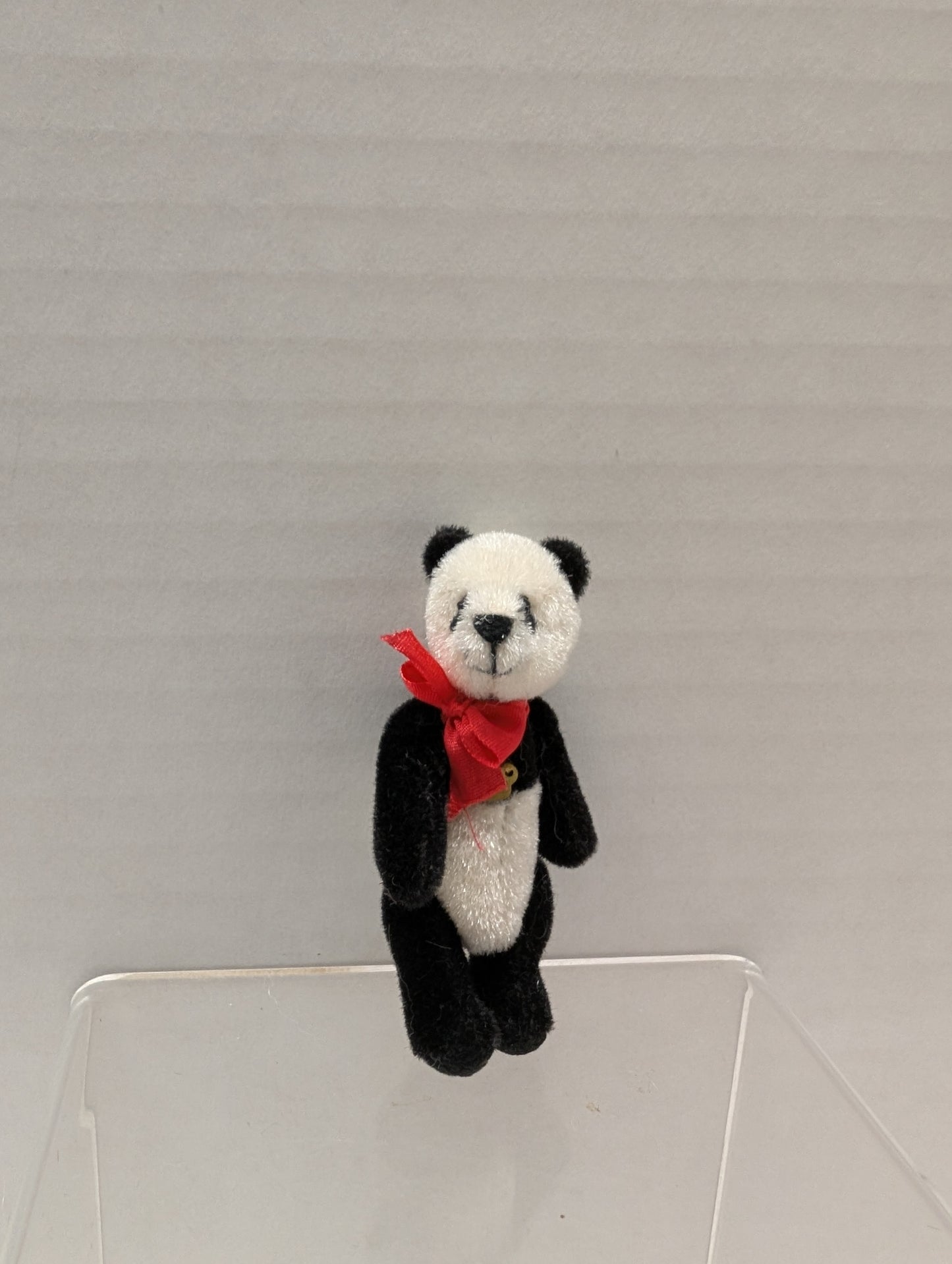Ganz Cottage Miniatures Mandy Panda 3" CC7213 Red Ribbon and heart image 8