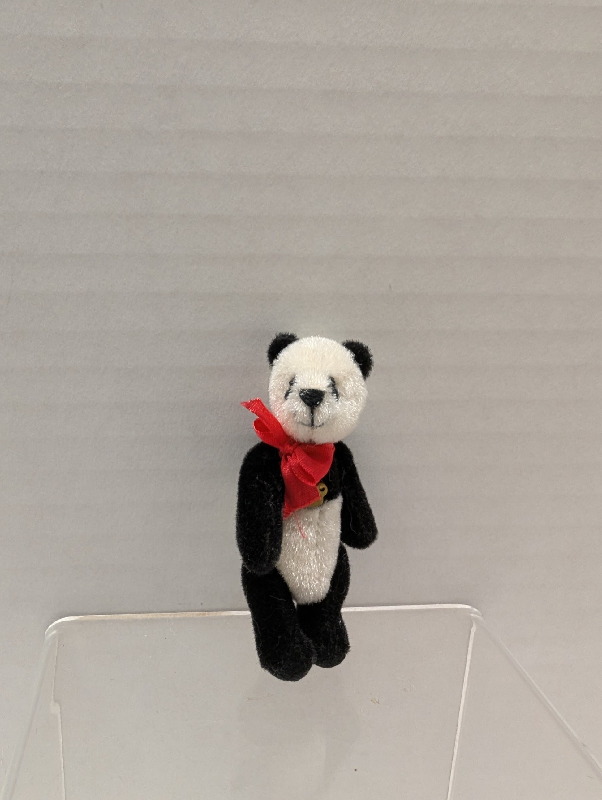Ganz Cottage Miniatures Mandy Panda 3" CC7213 Red Ribbon and heart image 8