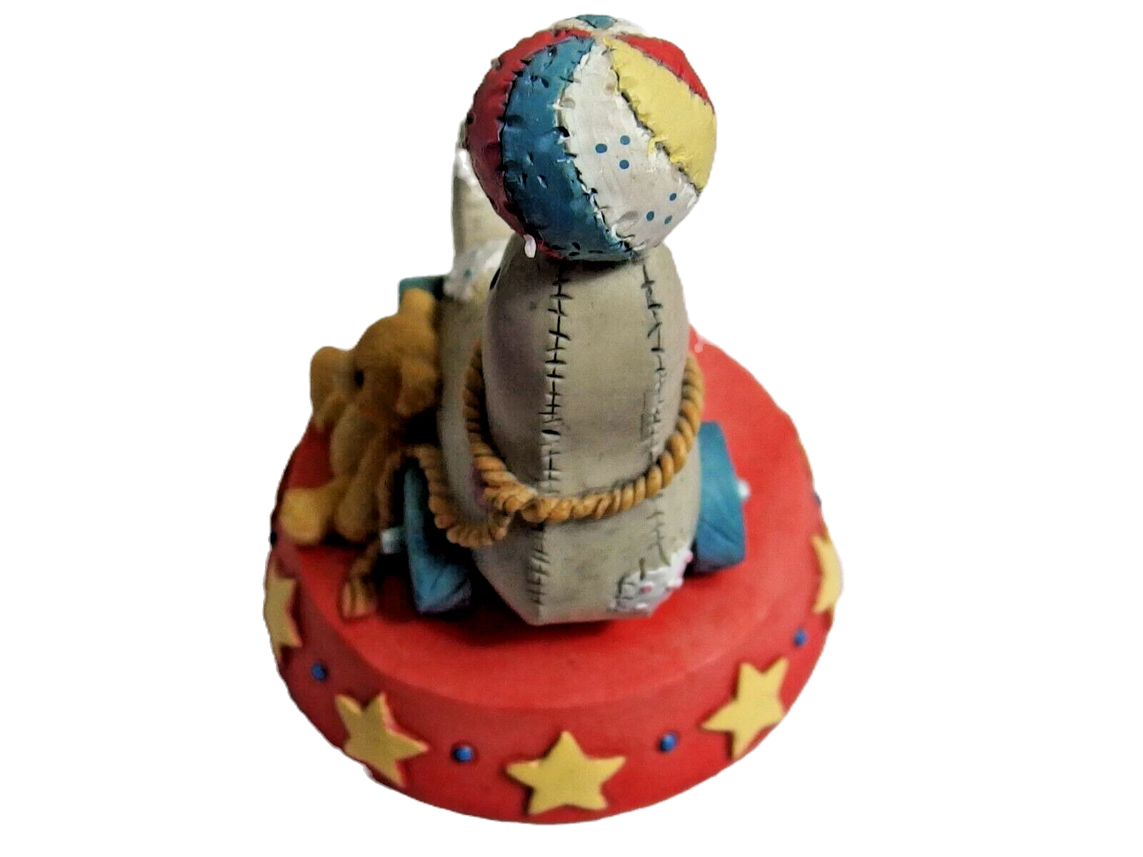Cherished Teddies Circus Seal of Friendship 1996 Seal With Ball Figurine image 2
