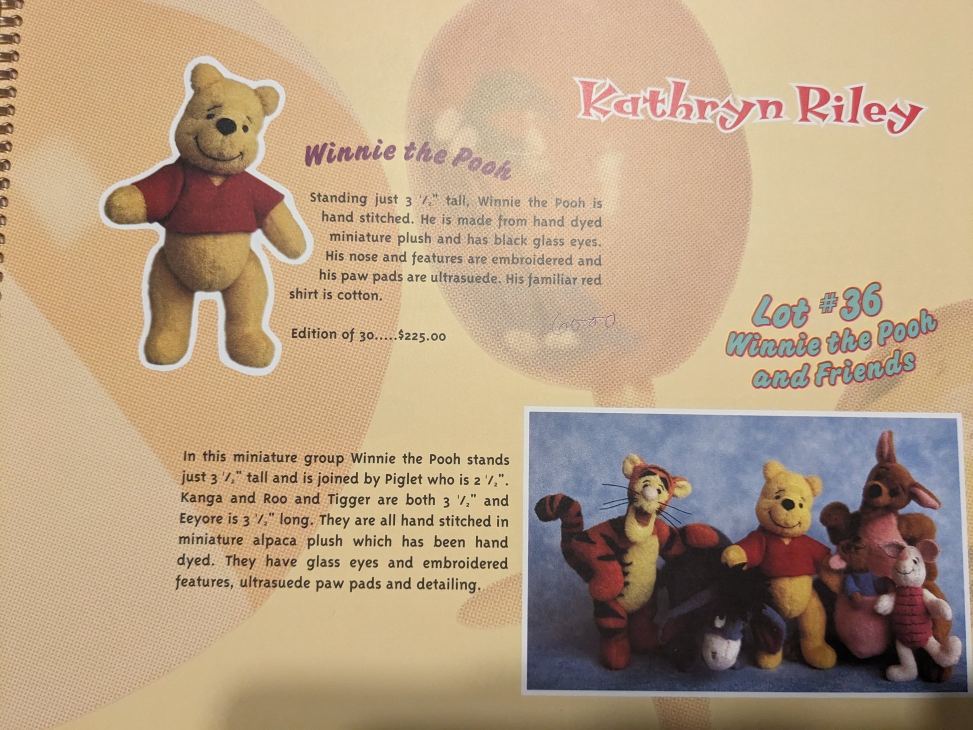 Winnie the Pooh by Kathryn Riley 1998 WDWC image 7