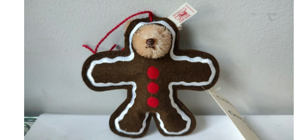 Steiff Xmas 2000 Gingerbear Ornament 10cm EAN 666056 image 0
