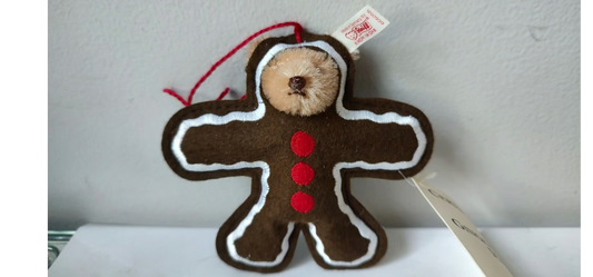Steiff Xmas 2000 Gingerbear Ornament 10cm EAN 666056 image 0