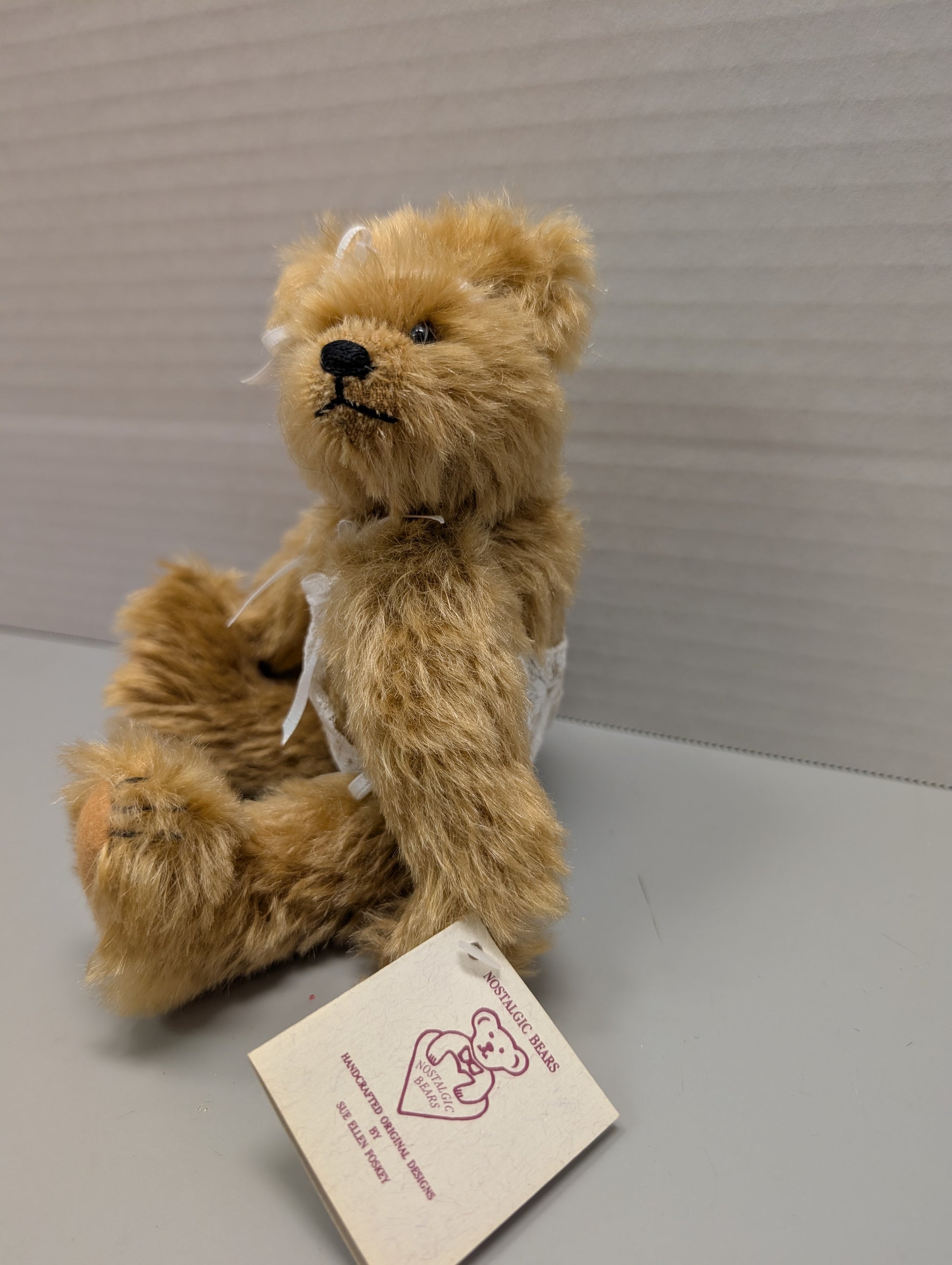 Artist Nostalgic Bear Muffy in her Teddy 8" by Sue and Randall Foskey image 1