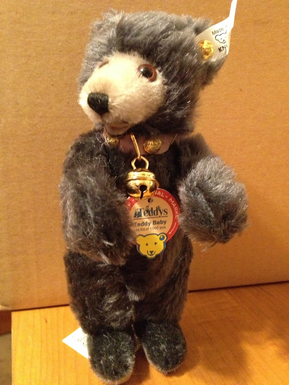 Steiff Teddys Teddy Baby Exclusive 16cm jointed charcoal 011382 image 2