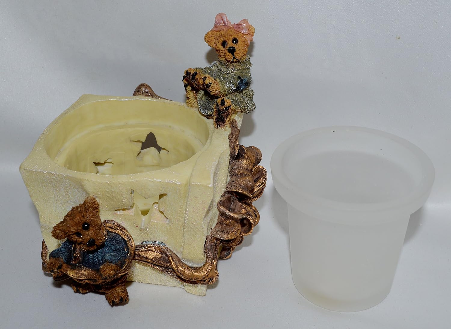 Boyds Votive BS Resin Bailey and Matthew The Gift Votive #27723 BS image 4