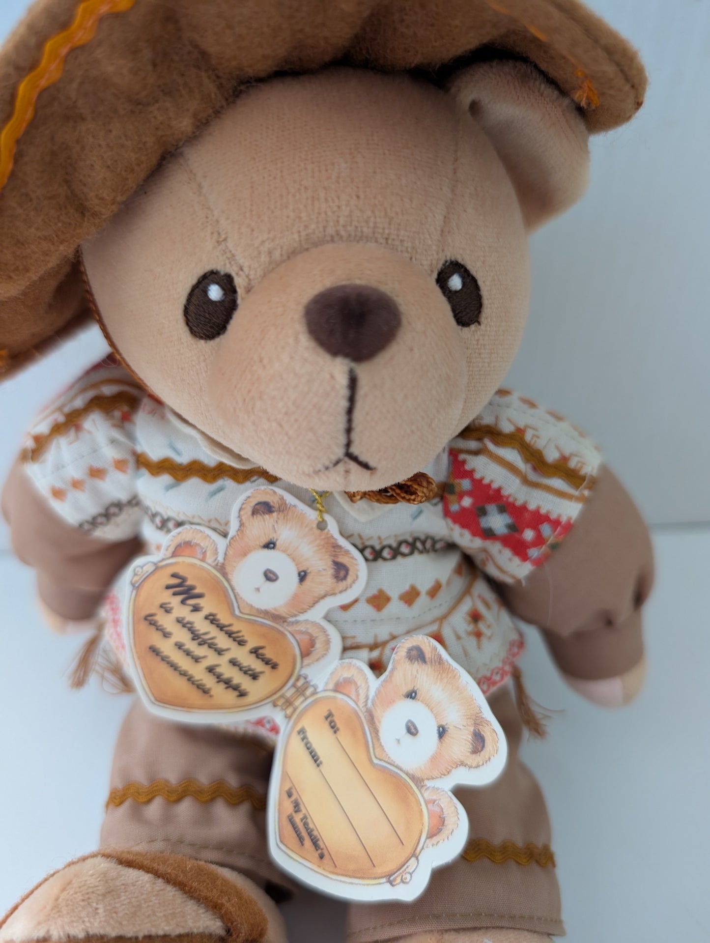 Cherished Teddies Bear Plush Mexico 708666 9" image 1