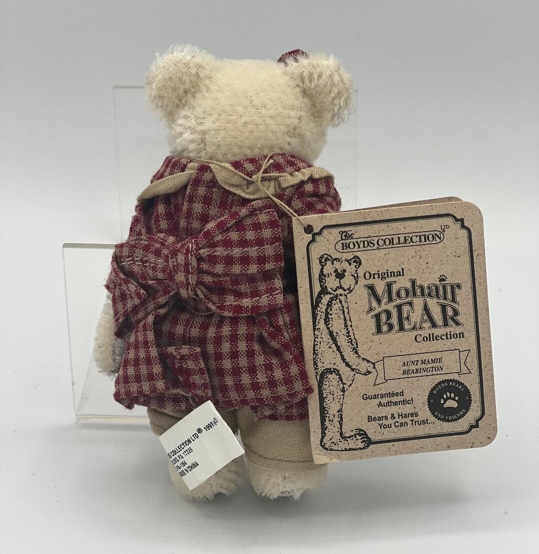 Boyds Mohair Bear Aunt Mamie Bearington Bear 4.5 #590104 image 1