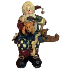 Boyds Carvers Choice Santa Jr...And The Final Inspection #370103 image 0
