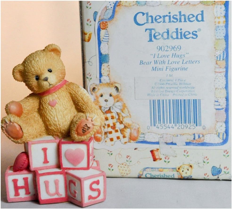 Cherished Teddies I Love Hugs Bear with Love Letters 902969 image 4