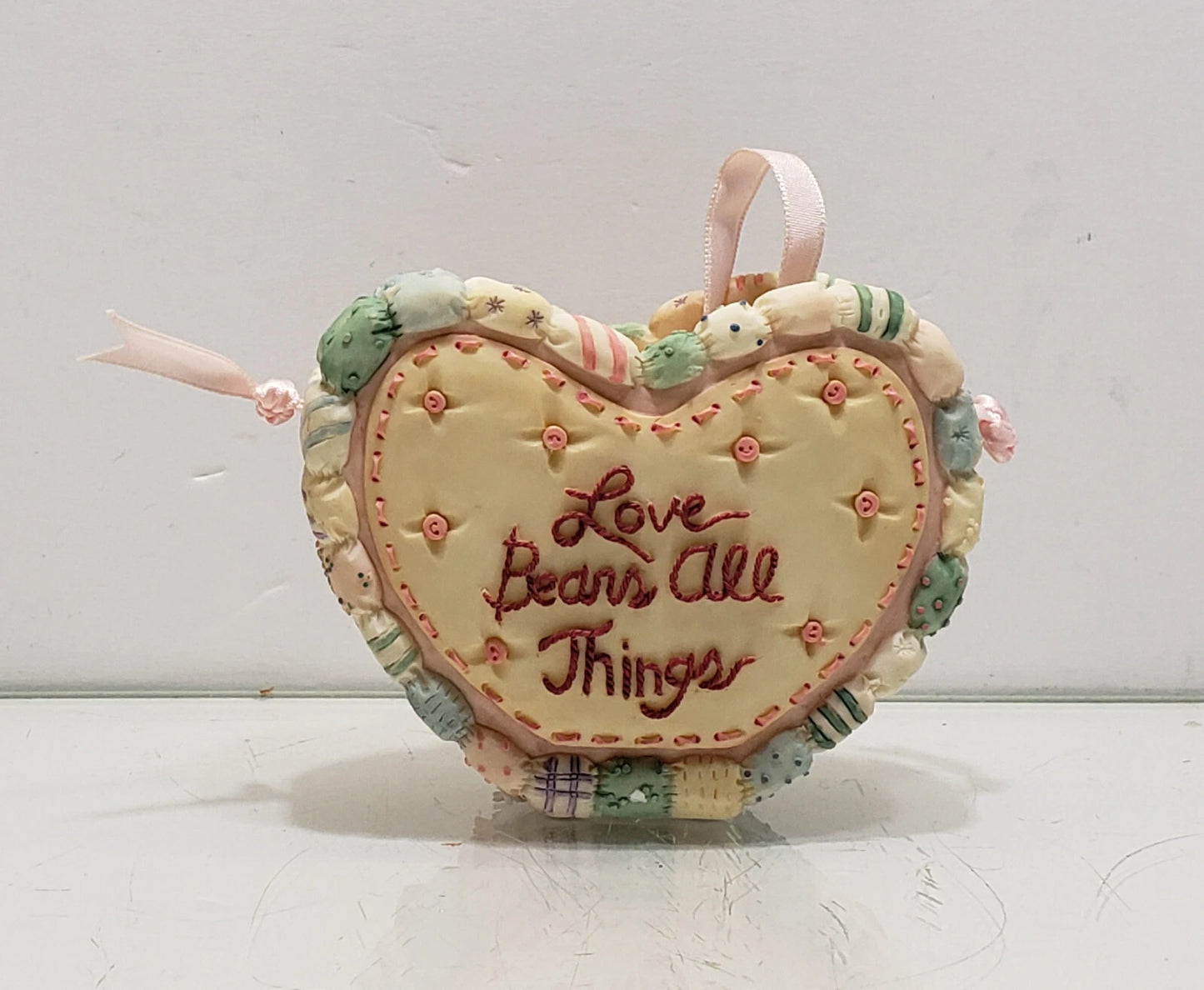 Cherished Teddies "Boy and Girl Bears Heart Basket" 203246C image 3